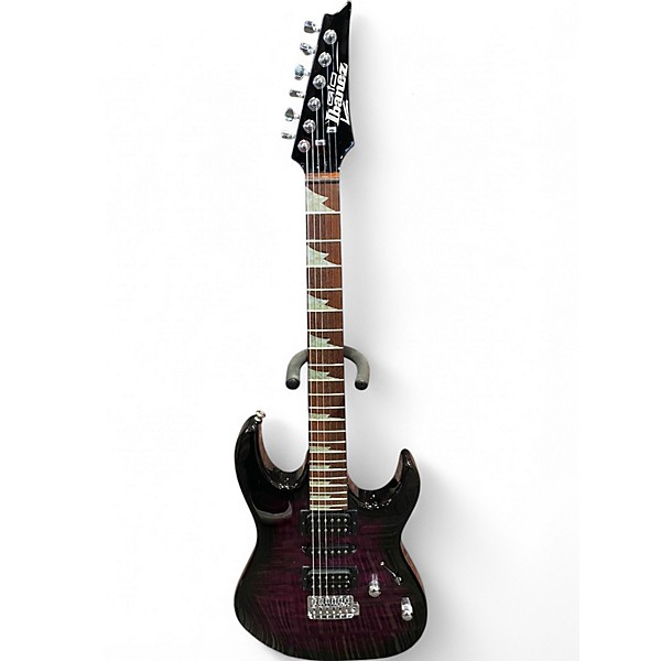 Used Ibanez RG320 Trans Purple Solid Body Electric Guitar