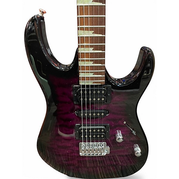 Used Ibanez RG320 Trans Purple Solid Body Electric Guitar