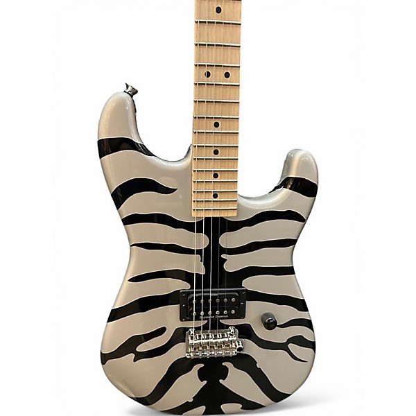 Used 2023 Charvel Super Stock SD1 San Dimas Silver Bengal Solid Body Electric Guitar