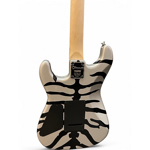 Used 2023 Charvel Super Stock SD1 San Dimas Silver Bengal Solid Body Electric Guitar