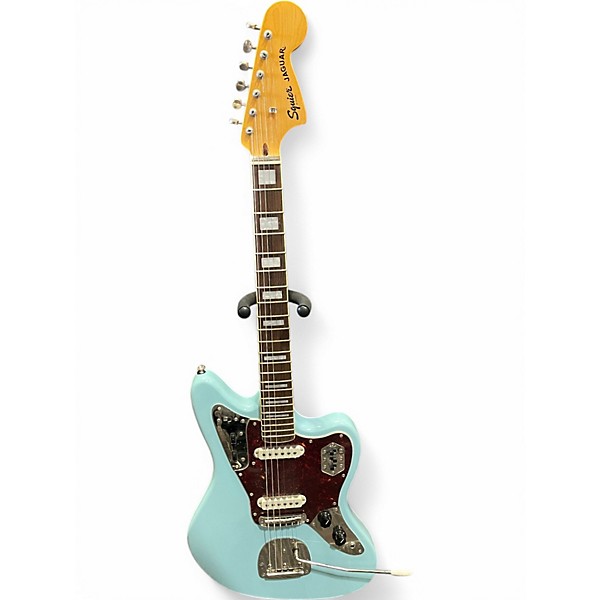 Used Squier CLASSIC VIBE 70'S JAGUAR Daphne Blue Solid Body Electric Guitar