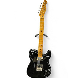 Used 2021 Squier Classic Vibe 70s Telecaster Custom black Solid Body Electric Guitar