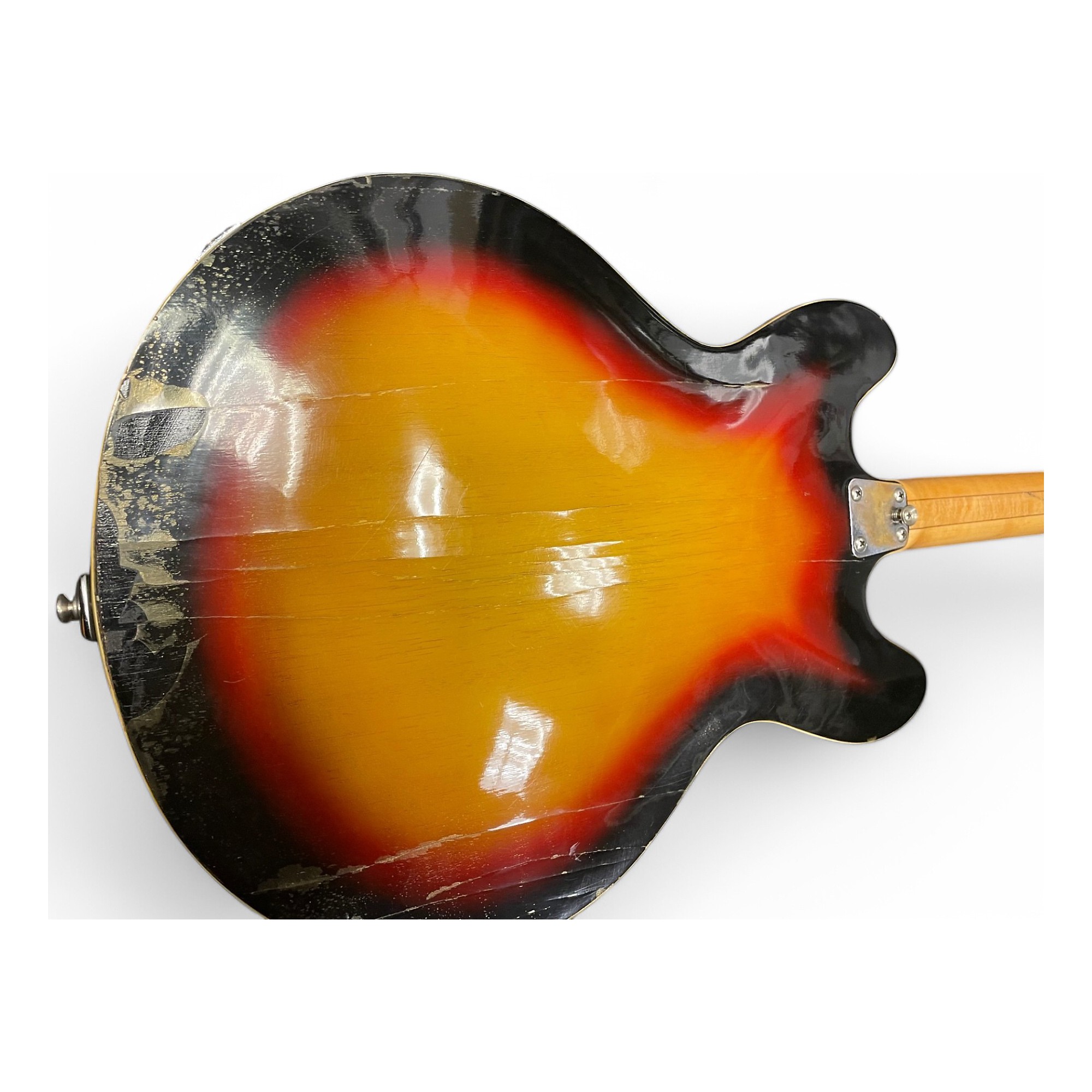 Vintage 1960s VOX SUPER LYNX DELUXE Sunburst Hollow Body