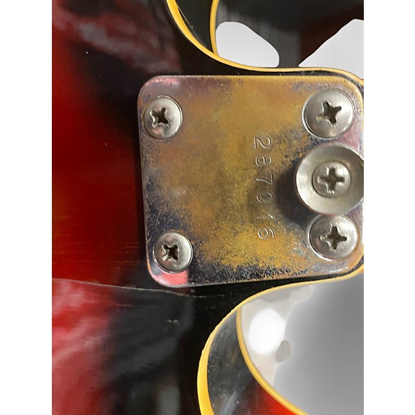 Vintage 1960s VOX SUPER LYNX DELUXE Sunburst Hollow Body Electric Guitar