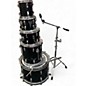 Vintage 1980s TAMA 5 Piece Imperialstar Black Drum Kit thumbnail