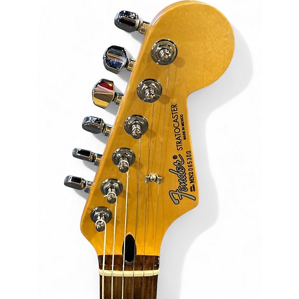 Used Fender Standard Stratocaster Black Solid Body Electric Guitar