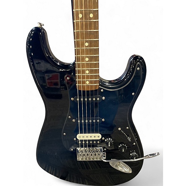 Used Fender Standard Stratocaster Black Solid Body Electric Guitar