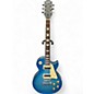 Used Epiphone Les Paul Traditional Pro IV Pacific Blue Solid Body Electric Guitar thumbnail