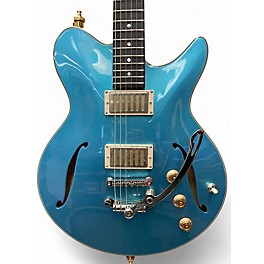Used Eastman Romeo LA Blue Hollow Body Electric Guitar