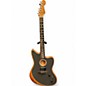 Used Fender American Acoustasonic Jazzmaster Ebony Acoustic Electric Guitar thumbnail
