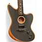 Used Fender American Acoustasonic Jazzmaster Ebony Acoustic Electric Guitar