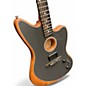 Used Fender American Acoustasonic Jazzmaster Ebony Acoustic Electric Guitar