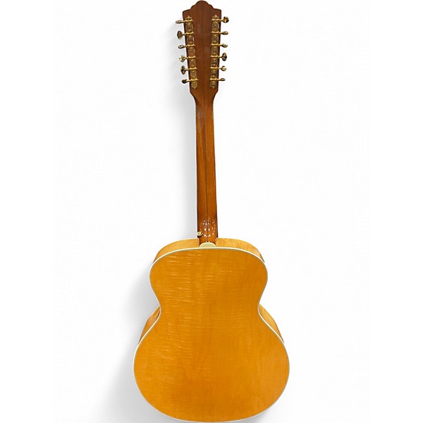 Used 2012 Guild F412 Natural 12 String Acoustic Electric Guitar
