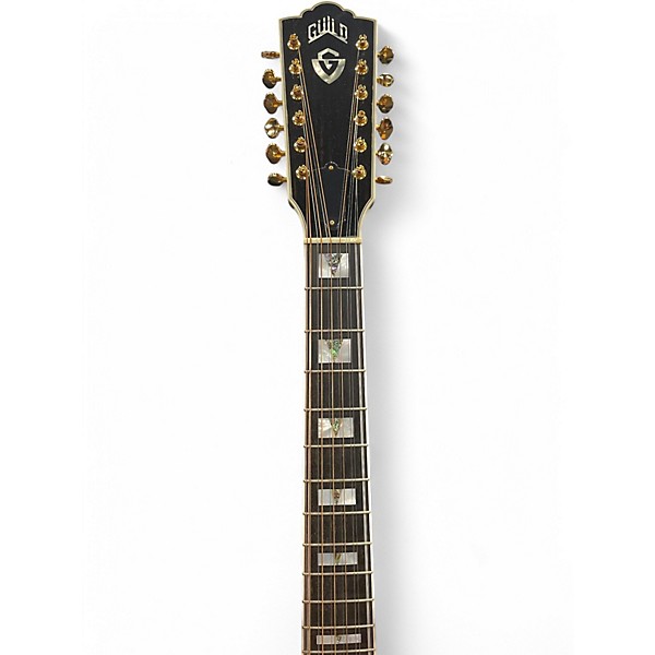 Used 2012 Guild F412 Natural 12 String Acoustic Electric Guitar