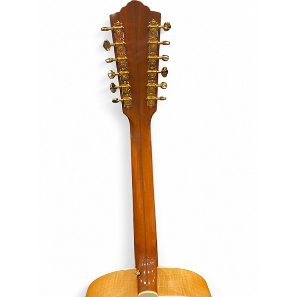 Used 2012 Guild F412 Natural 12 String Acoustic Electric Guitar