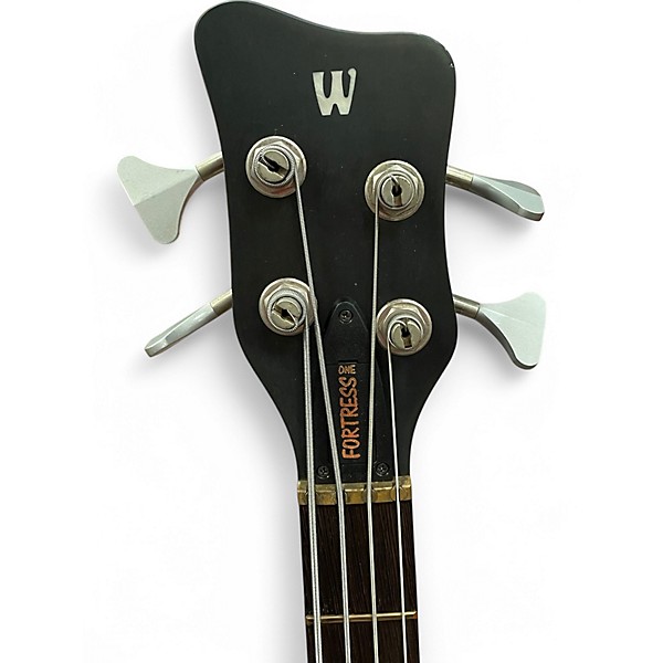 Used Warwick FORTRESS ONE Trans Red Electric Bass Guitar