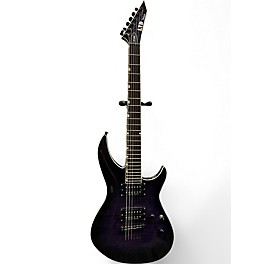 Used ESP LTD H3-1000  Thru Purple Sunburst Solid Body Electric Guitar