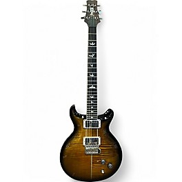 Used 2022 PRS Santana Signature Black Gold Burst Solid Body Electric Guitar
