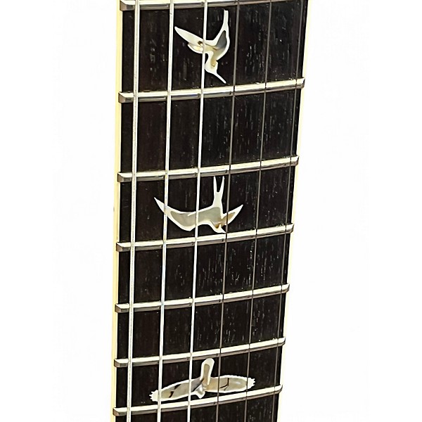 Used 2022 PRS Santana Signature Black Gold Burst Solid Body Electric Guitar