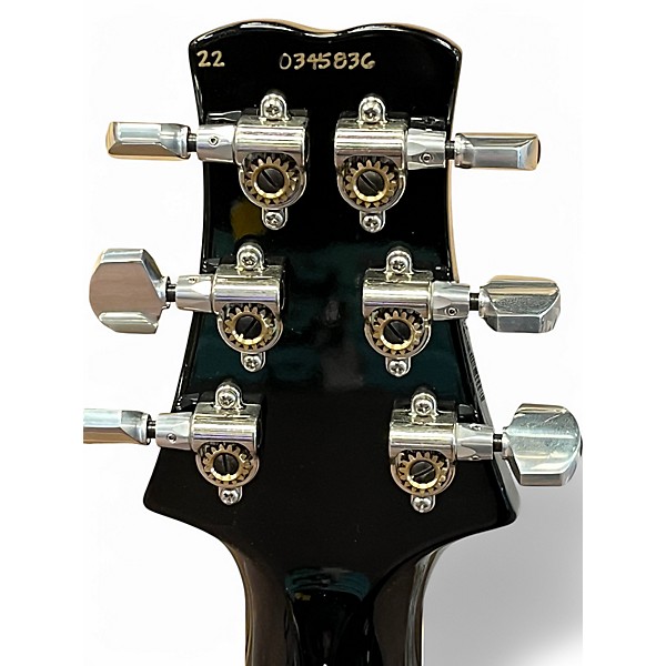 Used 2022 PRS Santana Signature Black Gold Burst Solid Body Electric Guitar