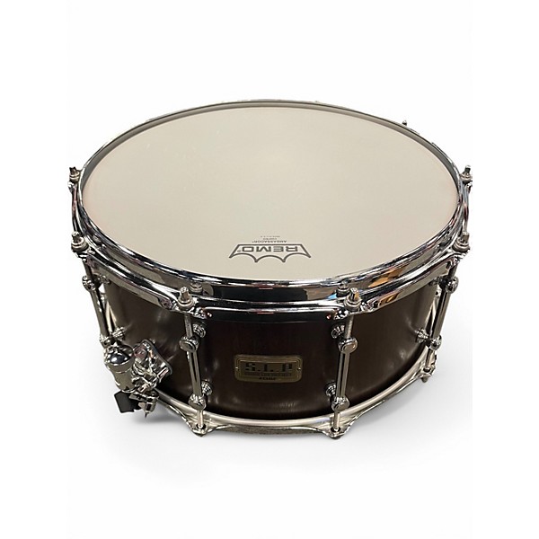 Used TAMA 14X6.5 SLP G- WALNUT Natural Drum
