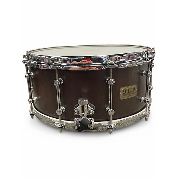 Used TAMA 14X6.5 SLP G- WALNUT Natural Drum