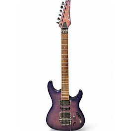 Used Ibanez S470DXQM Purple Solid Body Electric Guitar