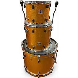 Used Yamaha 3 Piece Stage Custom GOLD SPARKLE Drum Kit