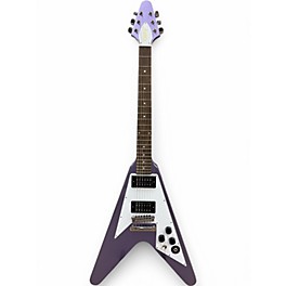Used Epiphone KIRK HAMMET 79 FLYING V Purple Solid Body Electric Guitar