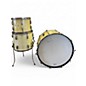 Vintage 1940s Slingerland 3 Piece Radio King White Marine Pearl Drum Kit