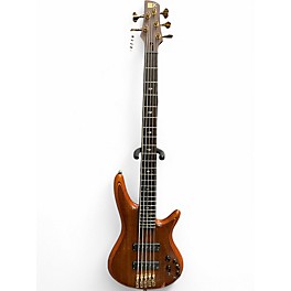 Used Ibanez SR1205E 5 String Antique Natural Electric Bass Guitar