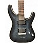 Used Schecter Guitar Research C1 Platinum Trans Black Solid Body Electric Guitar