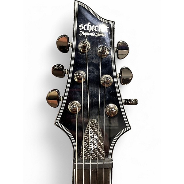Used Schecter Guitar Research Hellraiser Hybrid PT Trans Black Solid Body Electric Guitar