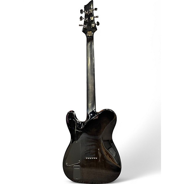 Used Schecter Guitar Research Hellraiser Hybrid PT Trans Black Solid Body Electric Guitar
