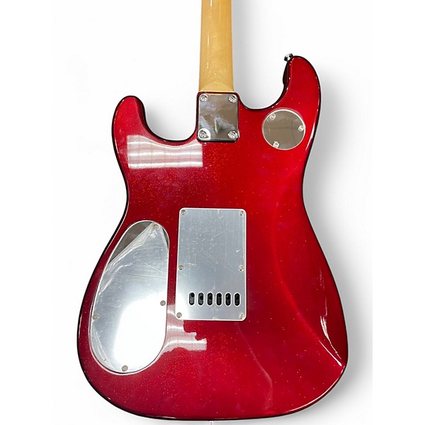 Used Sawtooth Es Relic Candy Apple Red Solid Body Electric Guitar