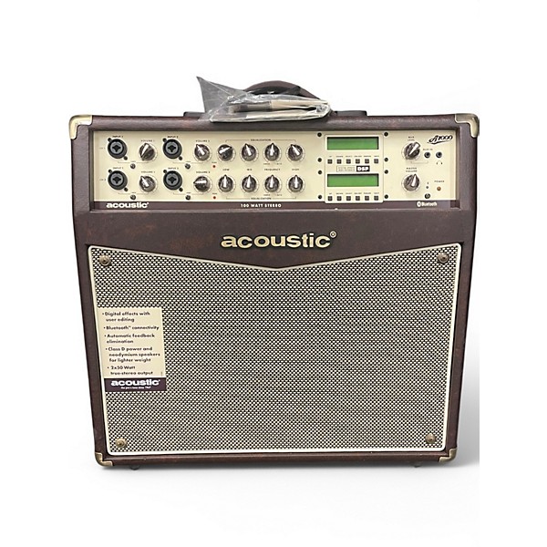 Used Acoustic A1000 2x50W Stereo Acoustic Guitar Combo Amp