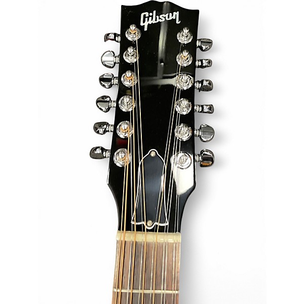 Used Gibson J45 12 String 2 Color Sunburst 12 String Acoustic Electric Guitar
