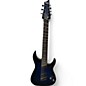 Used Schecter Guitar Research OMEN ELITE 7 MULTISCALE Blue Burst Solid Body Electric Guitar thumbnail