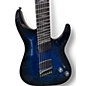 Used Schecter Guitar Research OMEN ELITE 7 MULTISCALE Blue Burst Solid Body Electric Guitar