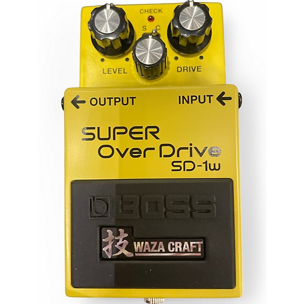 Used BOSS SD1W Super Overdrive Waza Craft Effect Pedal