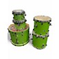Used Ludwig 5 Piece ELEMENT EVOLUTION MINT GREEN SPARKLE Drum Kit thumbnail