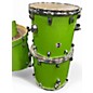 Used Ludwig 5 Piece ELEMENT EVOLUTION MINT GREEN SPARKLE Drum Kit