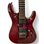 Used Schecter Guitar Research Hellraiser C1 Floyd Rose Black Cherry Solid Body Electric Guitar