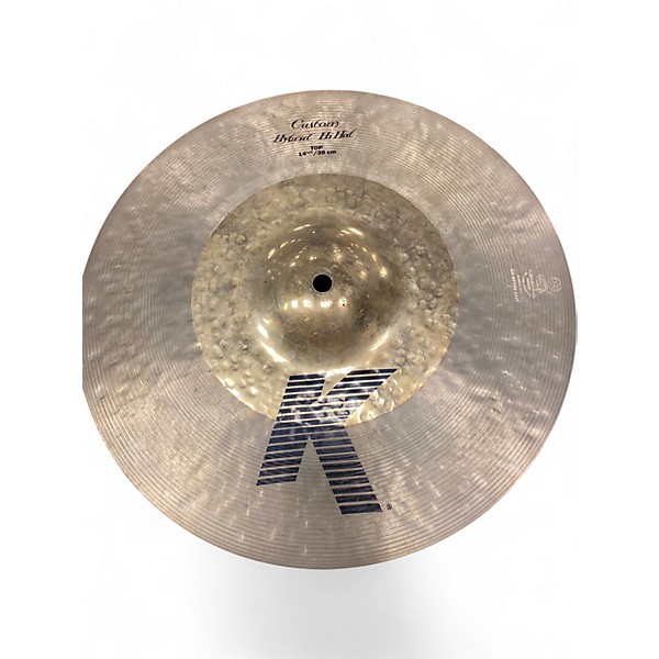 Used Zildjian 14in K Custom Hybrid Hi Hat Bottom Cymbal