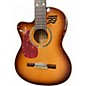 Used Ortega RCE238SN-FT-L 3 Color Sunburst Nylon String Acoustic Guitar