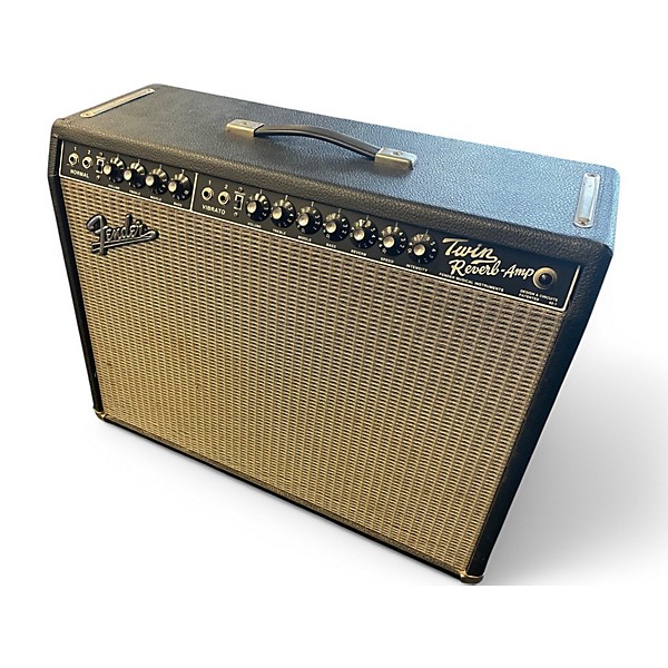Used Fender 1965 Reissue Twin Reverb 85W 2x12 Tube Guitar Combo Amp