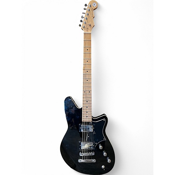 Used Reverend Descent Black Solid Body Electric Guitar