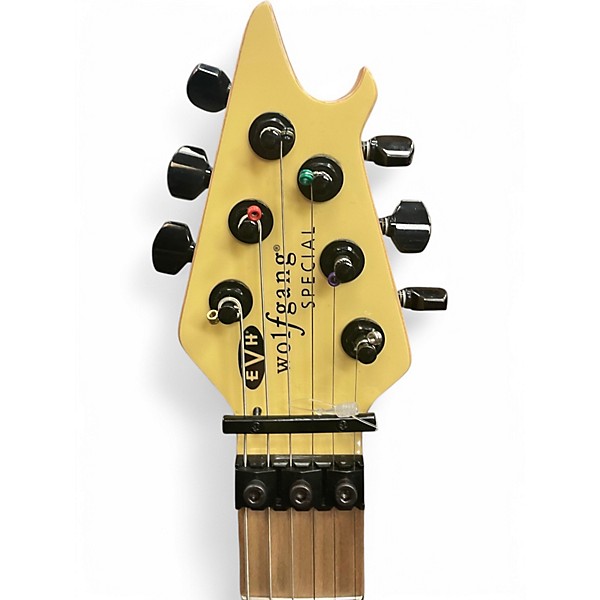 Used EVH Wolfgang Special Vintage Yellow Solid Body Electric Guitar