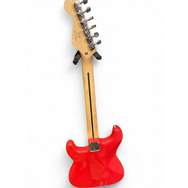 Used Squier Bullet Stratocaster Hardtail Red Solid Body Electric Guitar
