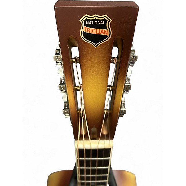 Used 2024 National TRIOLIAN WOOD BURST Resonator Guitar